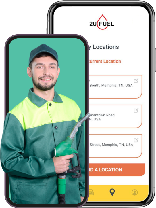 2U Fuel App Screens