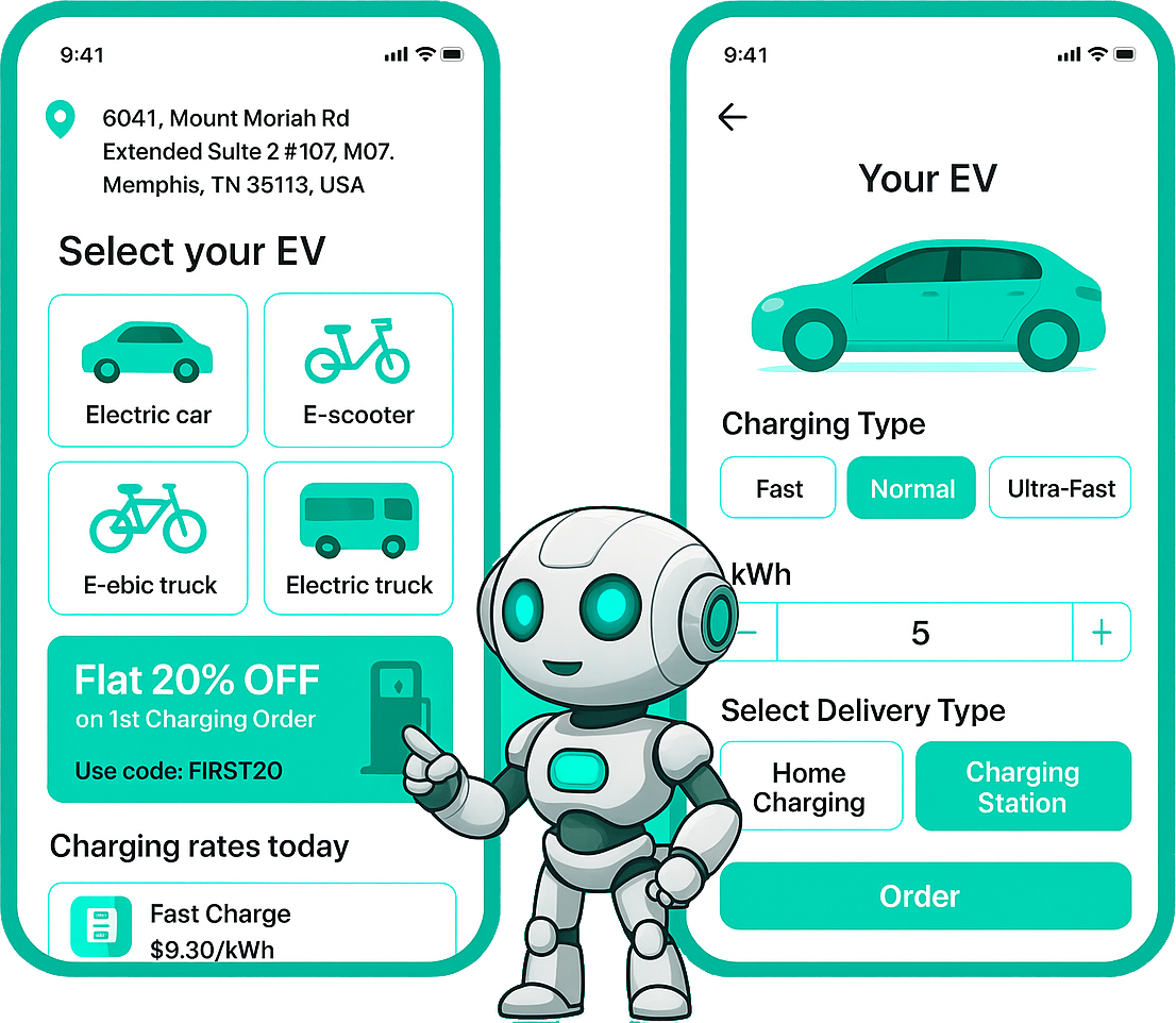 EV Charging App with AI-Powered Innovation